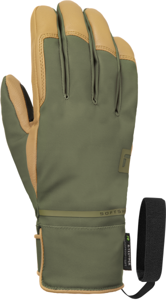 Reusch Scout R-TEX® ECO TOUCH-TEC 6201204 5490 green beige front